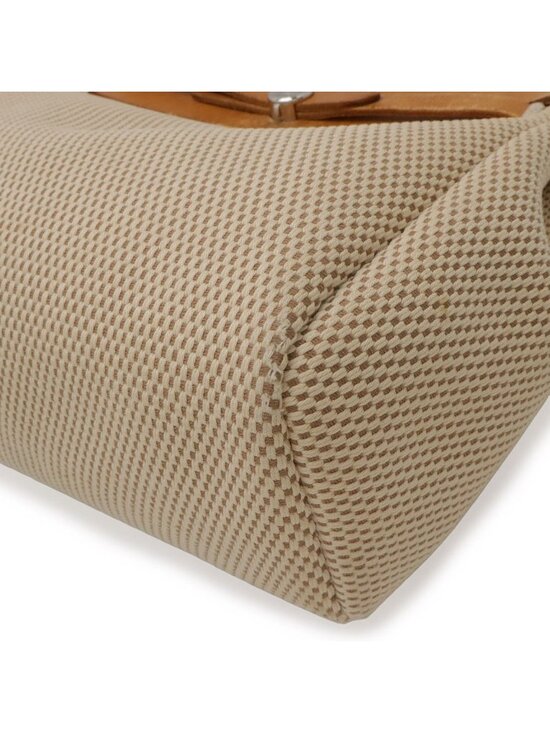 Hermes Herbag PM Handbag 2-Way Backpack Toile GM Leather Beige Light Brown main image 6